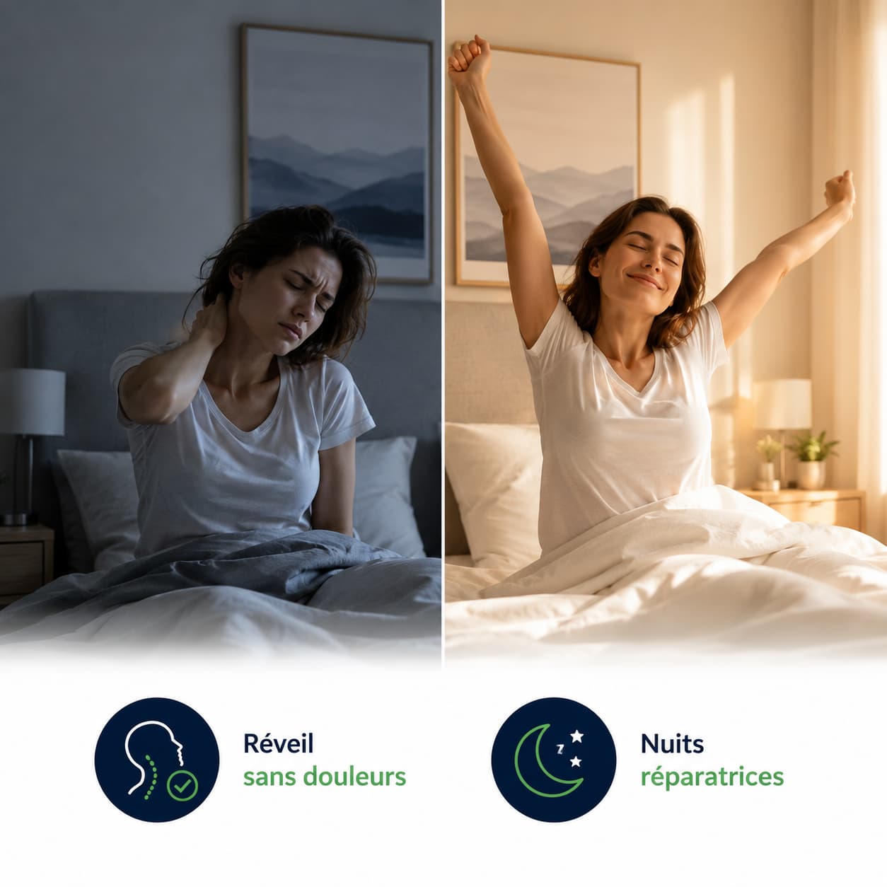 NUVEA Réveillez-vous enfin sans douleurs