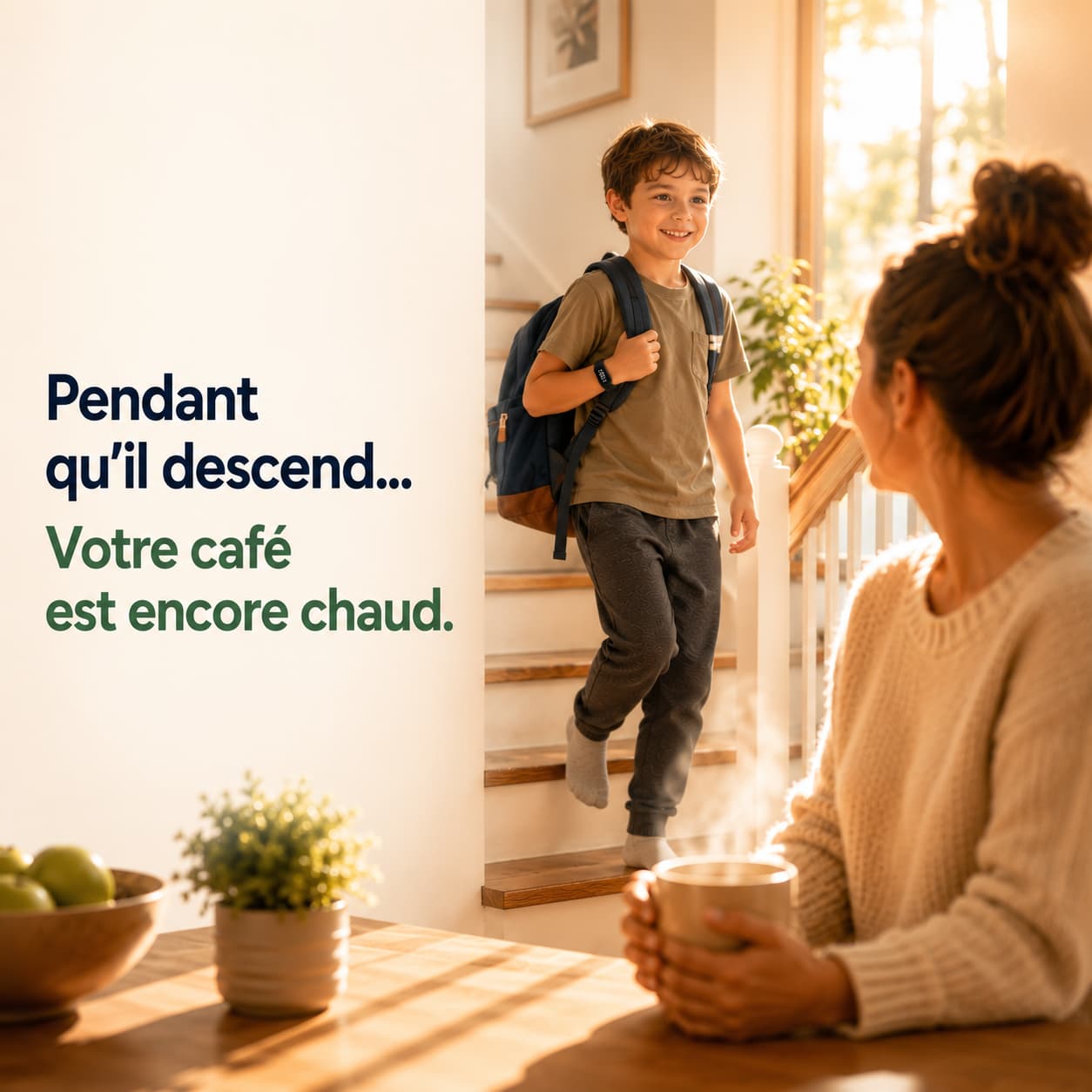 NUVEA™ — Bracelet Réveil Vibrant pour Enfant