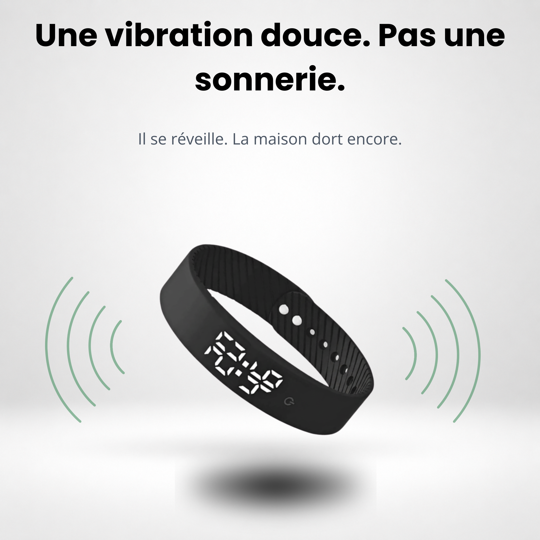 NUVEA™ — Bracelet Réveil Vibrant pour Enfant